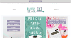 Desktop Screenshot of bloggersgetsocial.com